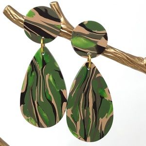 Handmade Artisan Clay Earrings
